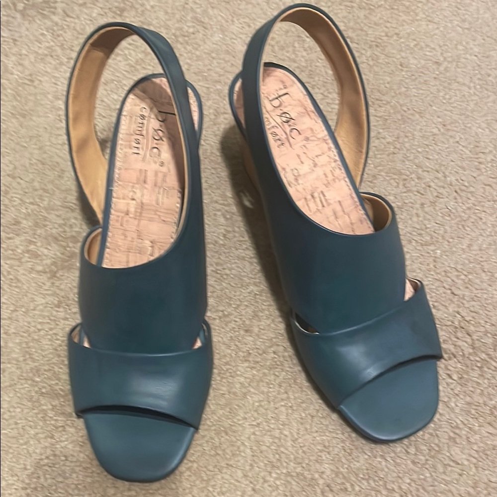 BOC comfort  Women's Teal Slingback Shoes 10M